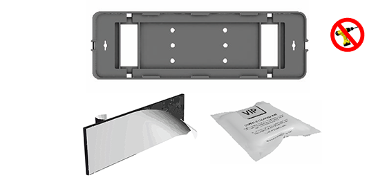 Platform, Flexiplate, Size 12F, Adhesive Backing Kit