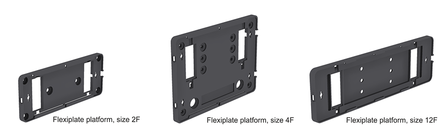 Platform, Flexiplate, Sizes 2F, 4F and 12F, Cable tie, Strapping Kit